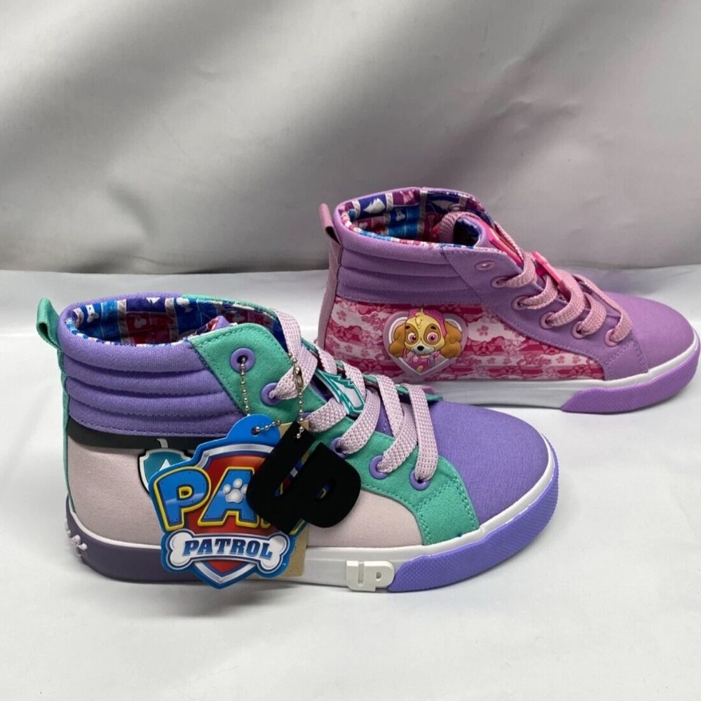 Grow up Paw Patrol Pink and Purple Sneakers High-Top